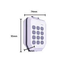 universal garage door opener password keyboard
